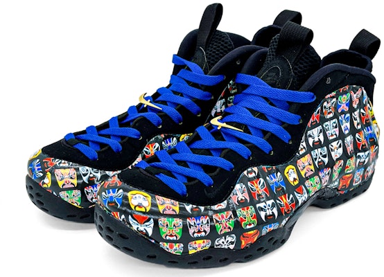 나이키 에어폼포짓 원 "경극 가면 블랙블루" (Nike Air Foamposite One "경극 가면 블랙블루") 314996-012(Team2-国潮脸谱喷) Shop 나이키 에어폼포짓 원 "경극 가면 블랙블루" (Nike Air Foamposite One "경극 가면 블랙블루") 314996-012(Team2-国潮脸谱喷)