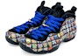 Shop 나이키 에어폼포짓 원 "경극 가면 블랙블루" (Nike Air Foamposite One "경극 가면 블랙블루") 314996-012(Team2-国潮脸谱喷)