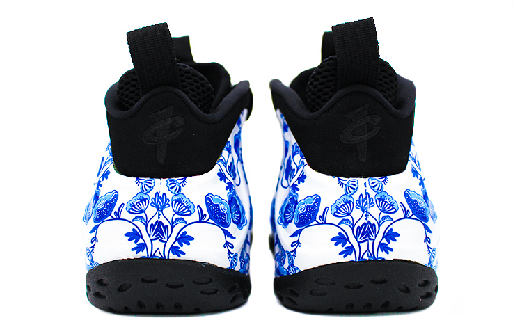 Shop 나이키 에어폼포짓 원 "클래식 블루&화이트" (커스텀) 314996-012(Team2-古典青花喷)