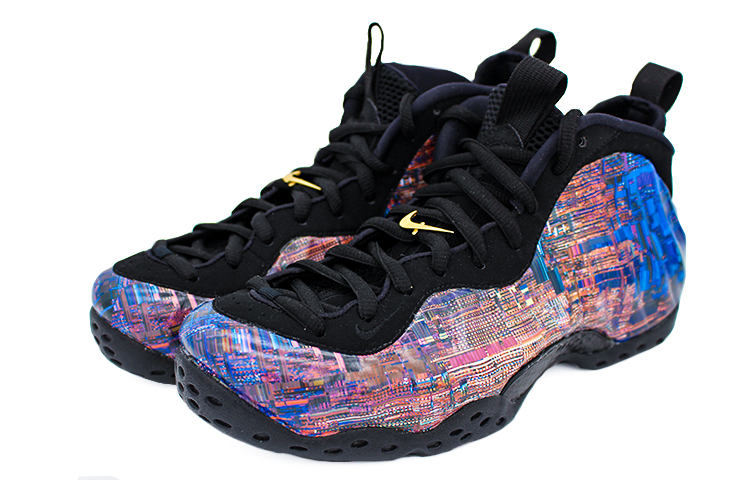 [Custom Shoes] Nike Air Foamposite One 'Cyber Glitch Red Blue' 圖 3