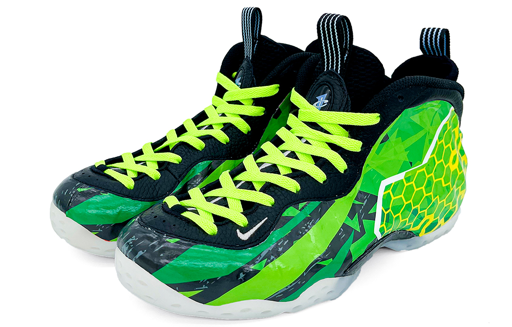 Shop [Zapatillas Personalizadas] Nike Air Foamposite One 'Green Honeycomb Racing' DV0815-100(Team2-绿蜂巢赛车)