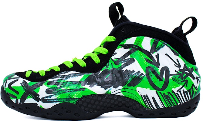 나이키 에어폼포짓 원 '하트 그래피티 블랙-그린' (커스텀) 314996-012(Team2-爱心涂鸦喷) Buy 나이키 에어폼포짓 원 '하트 그래피티 블랙-그린' (커스텀) 314996-012(Team2-爱心涂鸦喷)