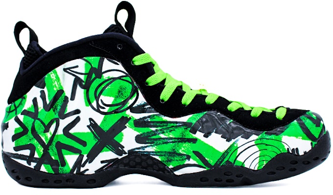 나이키 에어폼포짓 원 '하트 그래피티 블랙-그린' (커스텀) 314996-012(Team2-爱心涂鸦喷) Order 나이키 에어폼포짓 원 '하트 그래피티 블랙-그린' (커스텀) 314996-012(Team2-爱心涂鸦喷)