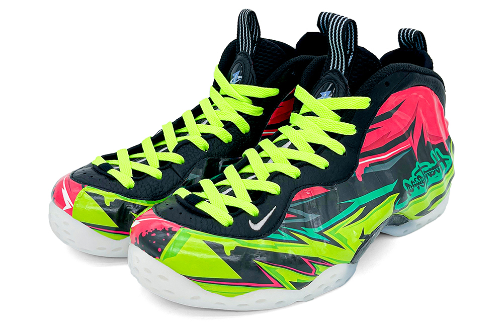 Shop [Sepatu Custom] Nike Air Foamposite One 'Neon Race' DV0815-100(Team2-霓虹赛车)