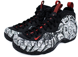 【定制球鞋】Nike Foamposite One 朋克機械噴泡 中幫 復古籃球鞋 男款 黑白 Lookbook 【定制球鞋】Nike Foamposite One 朋克機械噴泡 中幫 復古籃球鞋 男款 黑白