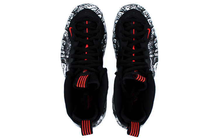 Shop 나이키 에어 폼포짓 원 "펑크 메카닉" (커스텀) 314996-014(Team2-朋克机械喷)