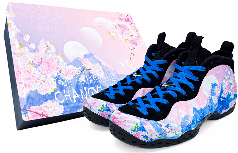 custom-shoes-nike-air-foamposite-one-snowy-cherry-blossom