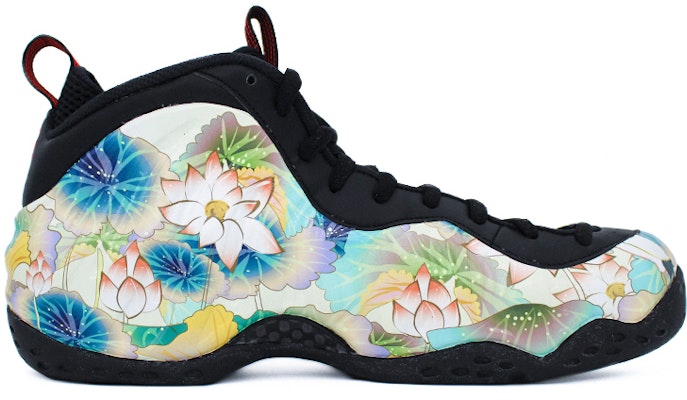 나이키 에어 폼포짓 원 '화이트 블루 로터스' (커스텀) 314996-014(Team2-彩莲喷) Order 나이키 에어 폼포짓 원 '화이트 블루 로터스' (커스텀) 314996-014(Team2-彩莲喷)