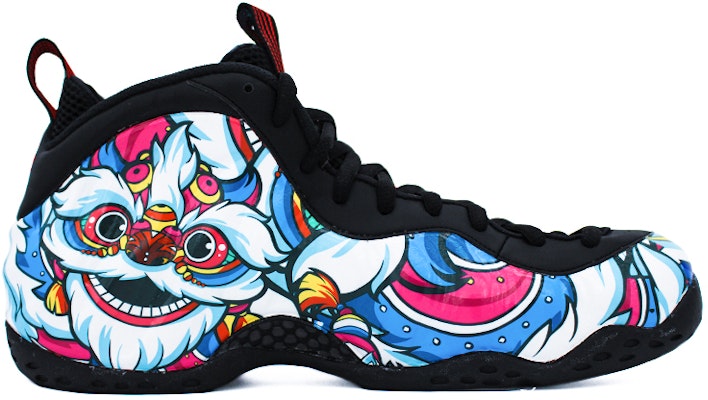 나이키 에어폼포짓 원 '백청 사자춤' (Nike Air Foamposite One '백청 사자춤') 314996-014(Team2-国潮醒狮喷) Order 나이키 에어폼포짓 원 '백청 사자춤' (Nike Air Foamposite One '백청 사자춤') 314996-014(Team2-国潮醒狮喷)