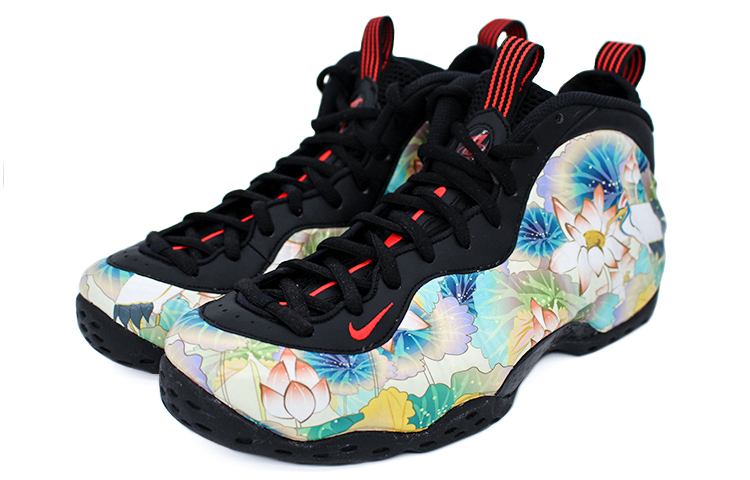 Lookbook 【定制鞋款】耐克Air Foamposite One‘白色蓝莲’ 314996-014(Team2-彩莲喷)