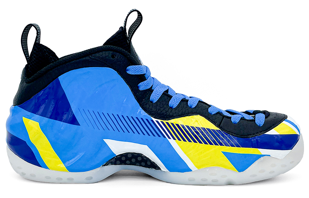 [Custom Shoes] Nike Air Foamposite One 'Yellow Blue Racing' 圖 3