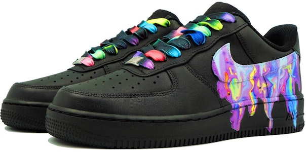 【定制球鞋】Nike Air Force 1 07 萬花弄 黑武士 霓虹流動 藝術 時尚 潮流 舒適 百搭 休閒 簡約 運動 低幫 板鞋 男女同款 黑 Shop 【定制球鞋】Nike Air Force 1 07 萬花弄 黑武士 霓虹流動 藝術 時尚 潮流 舒適 百搭 休閒 簡約 運動 低幫 板鞋 男女同款 黑