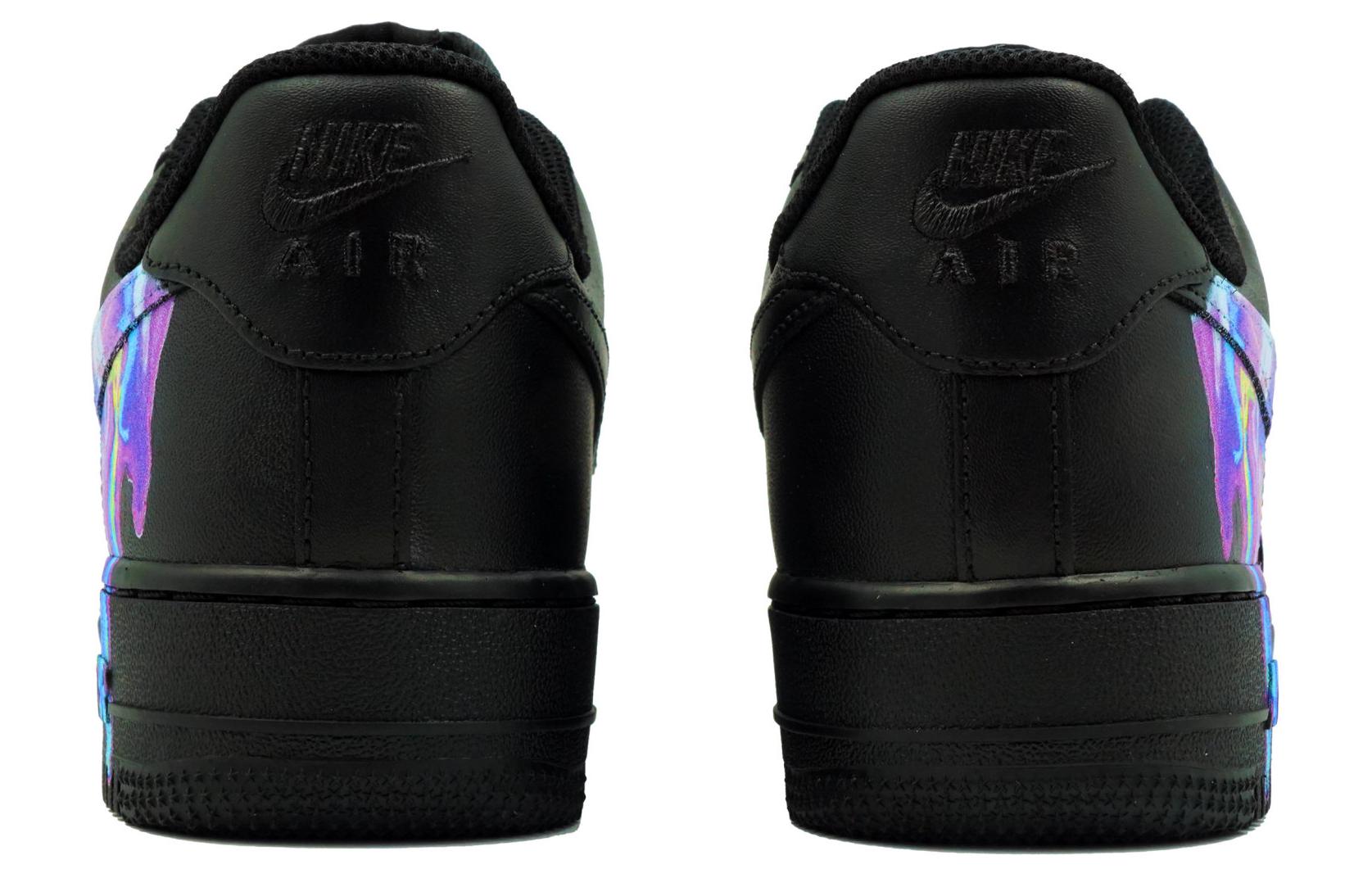 Purchase [カスタムシューズ] ナイキ エアフォース1 '07 'ブラックウォーリア - ネオンフロー' CW2288-001(Team113-霓虹流动)