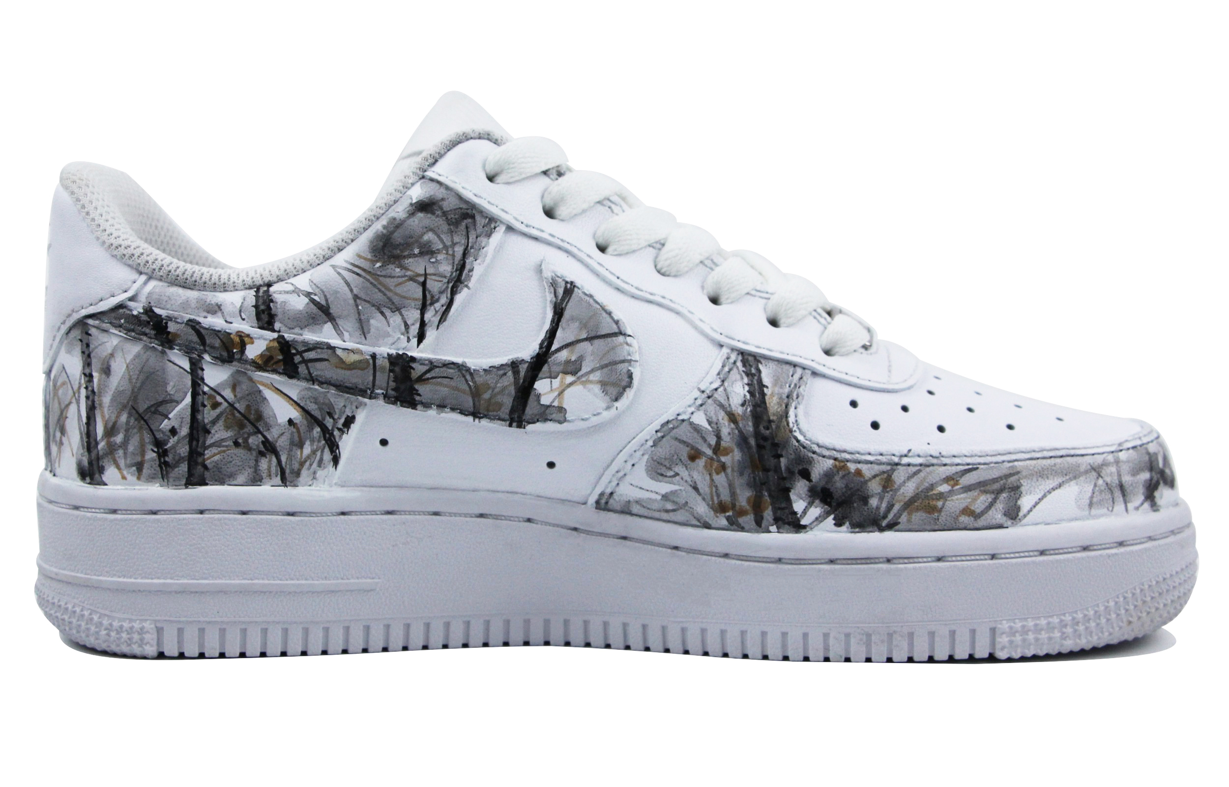 Order [Kasut Custom] Nike Air Force 1 '07 'Chinese Wind Lotus' CW2288-111(Team39-AMY12枯荷)