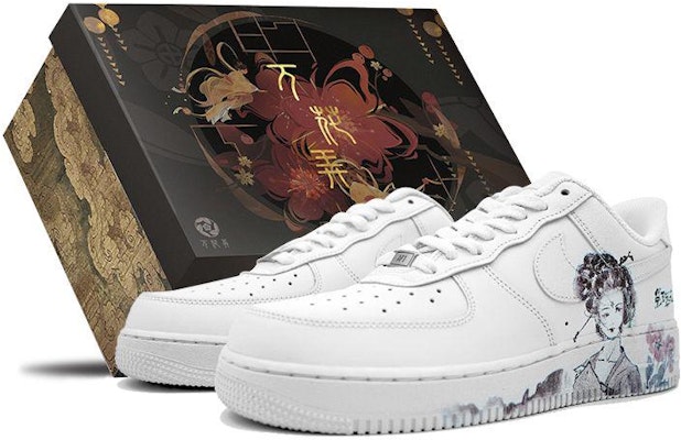 【カスタムシューズ】ナイキ エアフォース1 '07「黛玉葬花」 CW2288-111(Team113-黛玉葬花S-BOX) Buy 【カスタムシューズ】ナイキ エアフォース1 '07「黛玉葬花」 CW2288-111(Team113-黛玉葬花S-BOX)