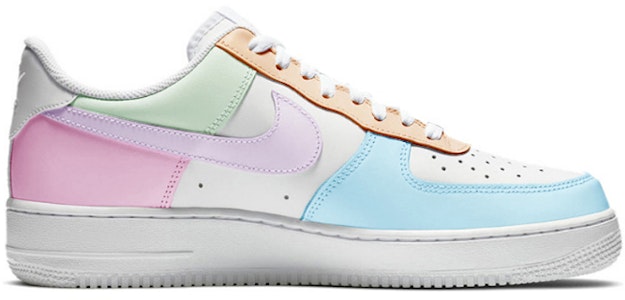 【客製球鞋】Nike Air Force 1'07 空軍一號 小清新暈蘑菇 低筒板鞋 男款 白綠粉 Order 【客製球鞋】Nike Air Force 1'07 空軍一號 小清新暈蘑菇 低筒板鞋 男款 白綠粉