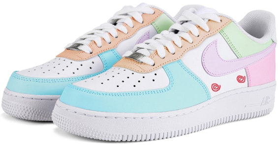 【客製球鞋】Nike Air Force 1'07 空軍一號 小清新暈蘑菇 低筒板鞋 男款 白綠粉 Lookbook 【客製球鞋】Nike Air Force 1'07 空軍一號 小清新暈蘑菇 低筒板鞋 男款 白綠粉