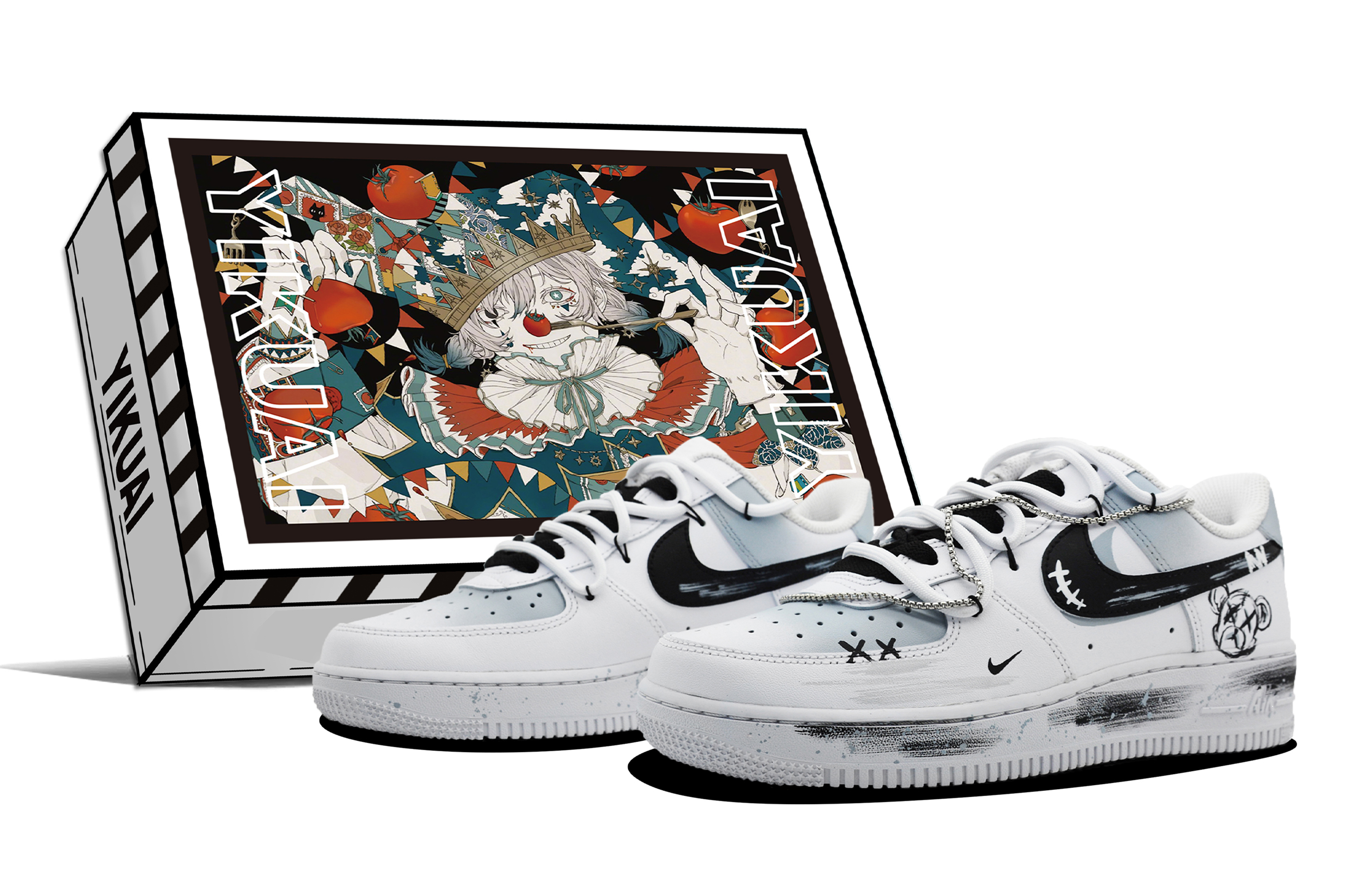 Buy [Zapatillas Personalizadas] Nike Air Force 1 '07 'Graffiti Bear - Azul Deslavado' CW2288-111-466339