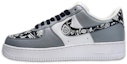 Buy Zapatillas Nike Air Force 1 '07 'Paisley Gris Plateado a Mano' CW2288-111(Team30-手绘腰果花)