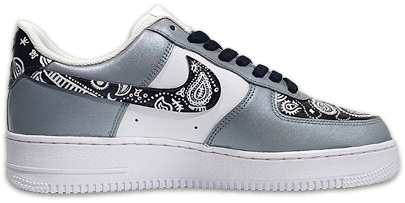 Zapatillas Nike Air Force 1 '07 'Paisley Gris Plateado a Mano' CW2288-111(Team30-手绘腰果花) Order Zapatillas Nike Air Force 1 '07 'Paisley Gris Plateado a Mano' CW2288-111(Team30-手绘腰果花)