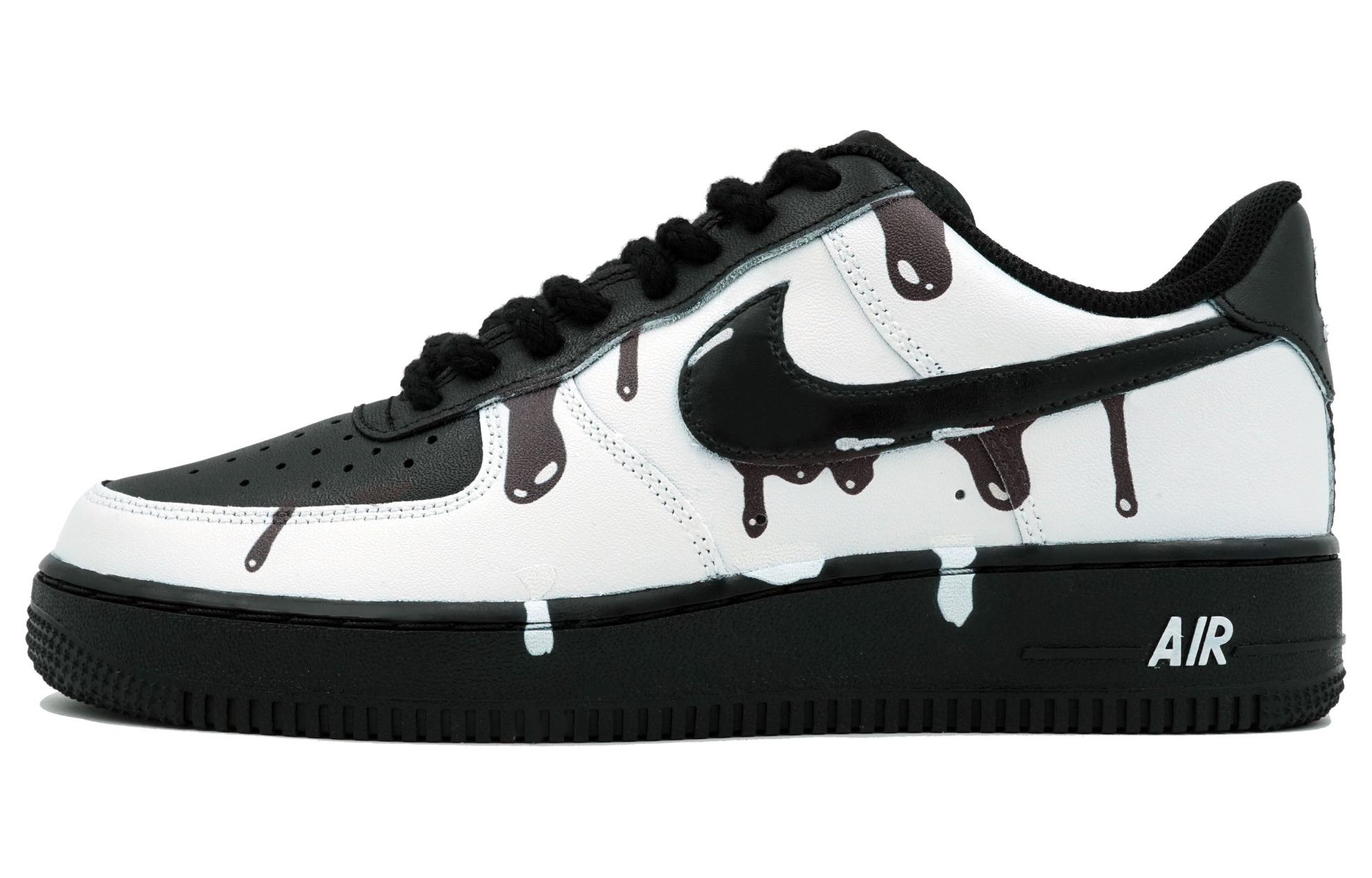 Order [Kasut Custom] Nike Air Force 1 '07 'Tinta Graffiti' CW2288-001(Team113-溶墨)