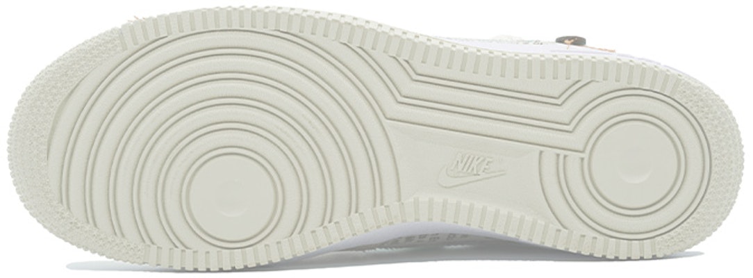 【定制球鞋】Nike Air Force 1 '07 旧時代 英倫風 復古 英文布貼 報紙時尚 綠勾橙標 縫合鈕扣 解構雙鞋帶 低幫 板鞋 男女同款 白藤黃 Details for 【定制球鞋】Nike Air Force 1 '07 旧時代 英倫風 復古 英文布貼 報紙時尚 綠勾橙標 縫合鈕扣 解構雙鞋帶 低幫 板鞋 男女同款 白藤黃