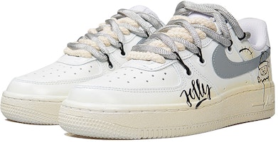 Zapatillas Nike Air Force 1 '07 'Pesadilla Antes de Navidad' CW2288-111(TeamP-圣诞节男款白棕灰QD) Lookbook Zapatillas Nike Air Force 1 '07 'Pesadilla Antes de Navidad' CW2288-111(TeamP-圣诞节男款白棕灰QD)