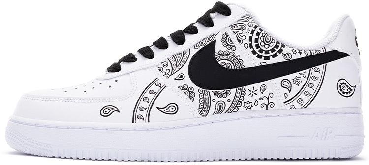 custom-shoes-nike-air-force-1-07-paisley-hand-painted-white-black