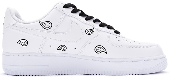 나이키 에어포스 1 '07 페이즐리 커스텀 (흰/검) CW2288-111(Team11-男款腰果花白黑) Order 나이키 에어포스 1 '07 페이즐리 커스텀 (흰/검) CW2288-111(Team11-男款腰果花白黑)