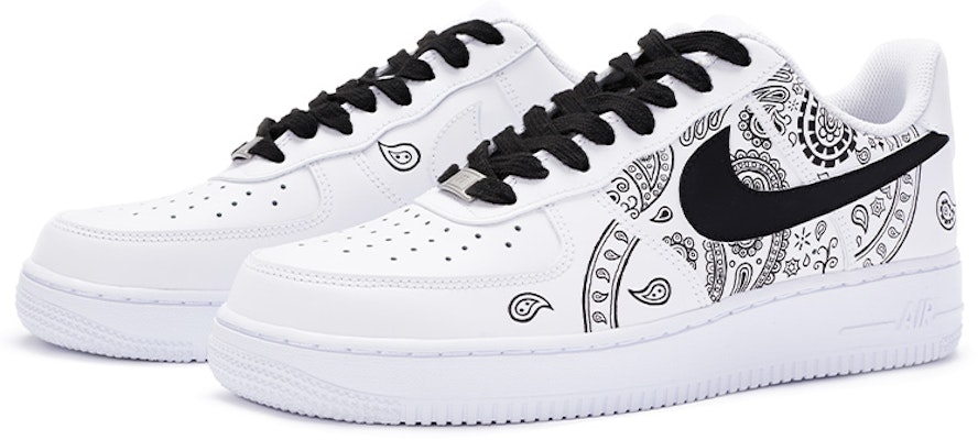 Zapatillas Nike Air Force 1 '07 'Paisley Pintadas a Mano Blanco Negro' CW2288-111(Team11-男款腰果花白黑) Lookbook Zapatillas Nike Air Force 1 '07 'Paisley Pintadas a Mano Blanco Negro' CW2288-111(Team11-男款腰果花白黑)