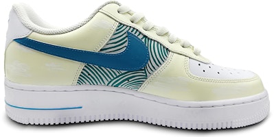 【訂製球鞋】Nike Air Force '07 釉色天藍 國風 新中風 簡約 防滑 低筒 淺米色 男款 Order 【訂製球鞋】Nike Air Force '07 釉色天藍 國風 新中風 簡約 防滑 低筒 淺米色 男款