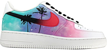 【定製球鞋】Nike Air Force 1'07 空軍一號 夏日 南海岸 邁阿密沙灘 馬卡龍漸變夏日主題定製 減震防滑 低幫休閒板鞋 粉綠漸變 Order 【定製球鞋】Nike Air Force 1'07 空軍一號 夏日 南海岸 邁阿密沙灘 馬卡龍漸變夏日主題定製 減震防滑 低幫休閒板鞋 粉綠漸變