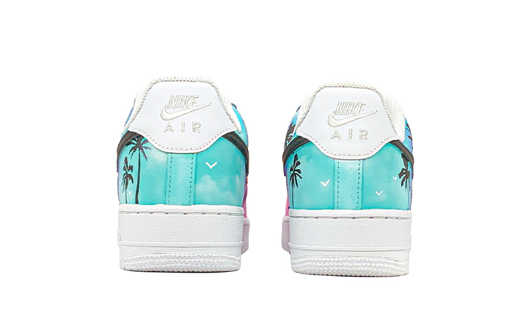 Purchase 나이키 에어포스 1 '07 '사우스비치 마카롱 페이드' (커스텀) CW2288-111(Team肆-男款喷绘手绘迈阿密)
