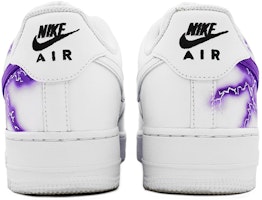 【客製球鞋】Nike Air Force 1 07 風暴閃電 雷霆紫電 紫光閃電網 低筒 板鞋 男款 白紫色 Purchase 【客製球鞋】Nike Air Force 1 07 風暴閃電 雷霆紫電 紫光閃電網 低筒 板鞋 男款 白紫色