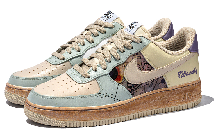 [Custom Shoes] Nike Air Force 1 '07 'Vintage Oil Painting' 圖 3