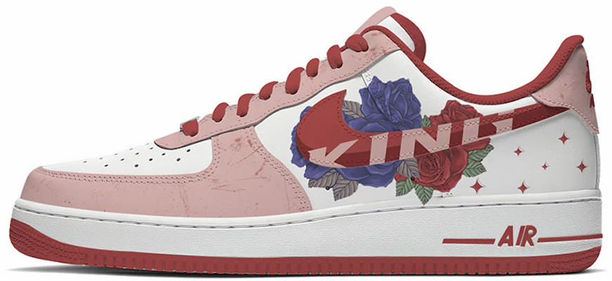 【定制球鞋】Nike Air Force 1 07 Low 空軍一號 低幫 紅白縫線 玫瑰 手繪 白紅藍男神專屬定制 板鞋 男款 白紅藍 Buy 【定制球鞋】Nike Air Force 1 07 Low 空軍一號 低幫 紅白縫線 玫瑰 手繪 白紅藍男神專屬定制 板鞋 男款 白紅藍