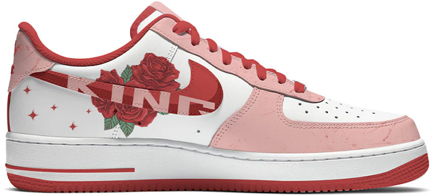 【定制球鞋】Nike Air Force 1 07 Low 空軍一號 低幫 紅白縫線 玫瑰 手繪 白紅藍男神專屬定制 板鞋 男款 白紅藍 Order 【定制球鞋】Nike Air Force 1 07 Low 空軍一號 低幫 紅白縫線 玫瑰 手繪 白紅藍男神專屬定制 板鞋 男款 白紅藍