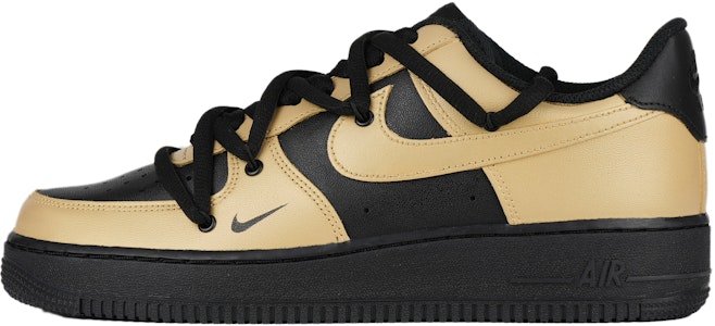 【カスタムシューズ】ナイキ エア フォース 1 '07 ロー "ダークゴールド デコンストラクテッド" CW2288-001(Team42-男女同款暗金黑金) Buy 【カスタムシューズ】ナイキ エア フォース 1 '07 ロー "ダークゴールド デコンストラクテッド" CW2288-001(Team42-男女同款暗金黑金)