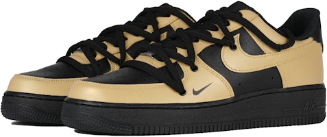 【訂製球鞋】Nike Air Force 1 Low 07 暗金 解構 低筒板鞋 男女同款 黑金 胖小匠繪畫 Lookbook 【訂製球鞋】Nike Air Force 1 Low 07 暗金 解構 低筒板鞋 男女同款 黑金 胖小匠繪畫