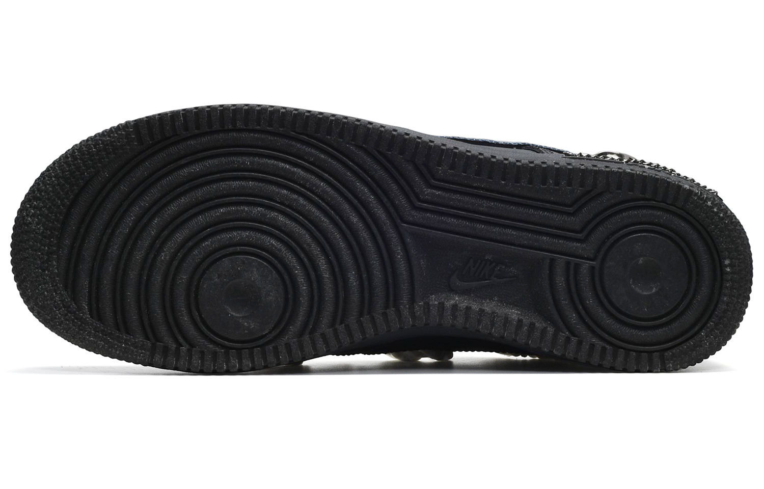 Purchase 나이키 에어포스 1 '07 메탈릭 하트 블랙-블루 (커스텀) CW2288-001(TeamE-男款金属心黑蓝)