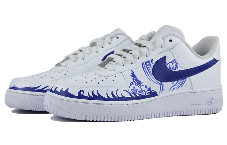 Lookbook 나이키 에어포스 1 '07 로우 '포슬린 블루 & 화이트' (커스텀) CW2288-111(Team39-AMY52青花瓷)