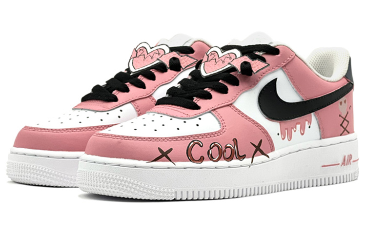 [Custom Shoes] Nike Air Force 1 '07 Low 'Retro Skull Punk Pink White' 圖 3