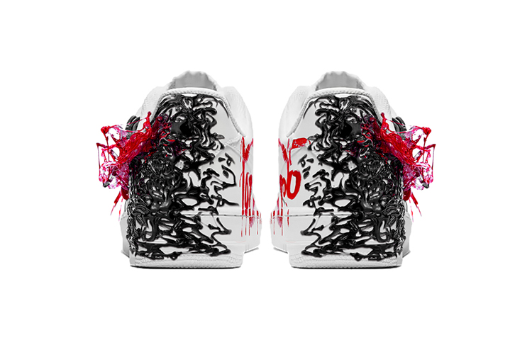 Details for 【カスタムシューズ】 ナイキ エアフォース1 '07 ロー 『スティーブン・キング 宇宙船』- レッド CW2288-111(TeamY-男女同款红色暗黑系-)