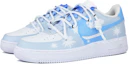 Shop 【定制球鞋】 Nike Air Force 1 Low `07 空軍一號 學生藍系列 雪花 解構 低幫 板鞋 男款 藍白