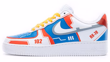 【定制球鞋】Nike Air Force1 07 Low 空軍一號 野鶴製造 低幫 遊戲主題 機械風 板鞋 男款 紅白藍 Buy 【定制球鞋】Nike Air Force1 07 Low 空軍一號 野鶴製造 低幫 遊戲主題 機械風 板鞋 男款 紅白藍