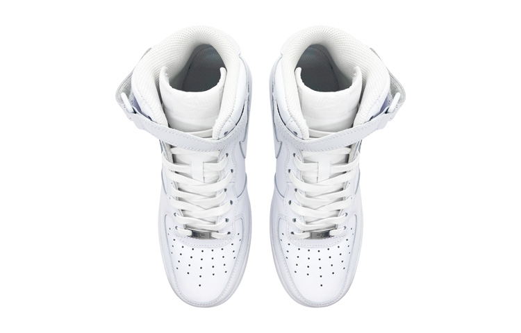 Purchase 【カスタムシューズ】ナイキ エア フォース 1 '07 ミッド 'ホワイト ブラック' 315123-111（Team185-