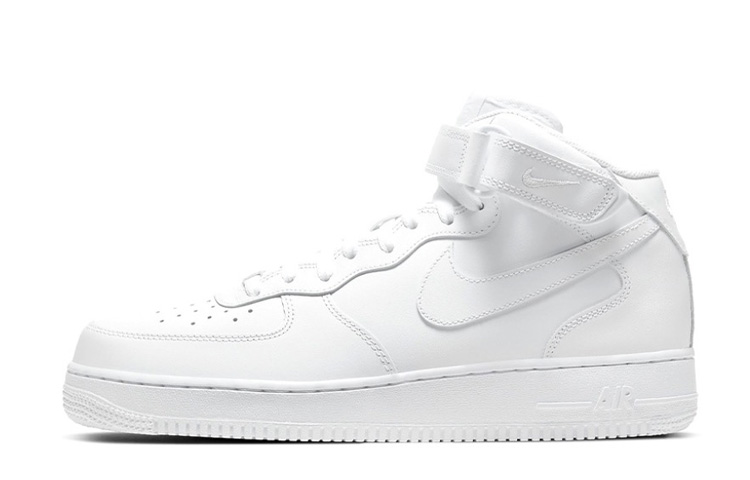 Sizing 【カスタムシューズ】ナイキ エア フォース 1 '07 ミッド 'ホワイト ブラック' 315123-111（Team185-