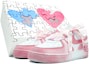 Buy 나이키 에어포스 1 '핑크 러브 하트' 커스텀 (Nike Air Force 1 'Pink Love Heart' Custom) DH2920-111(Team113-爱乐之心S-BOX)