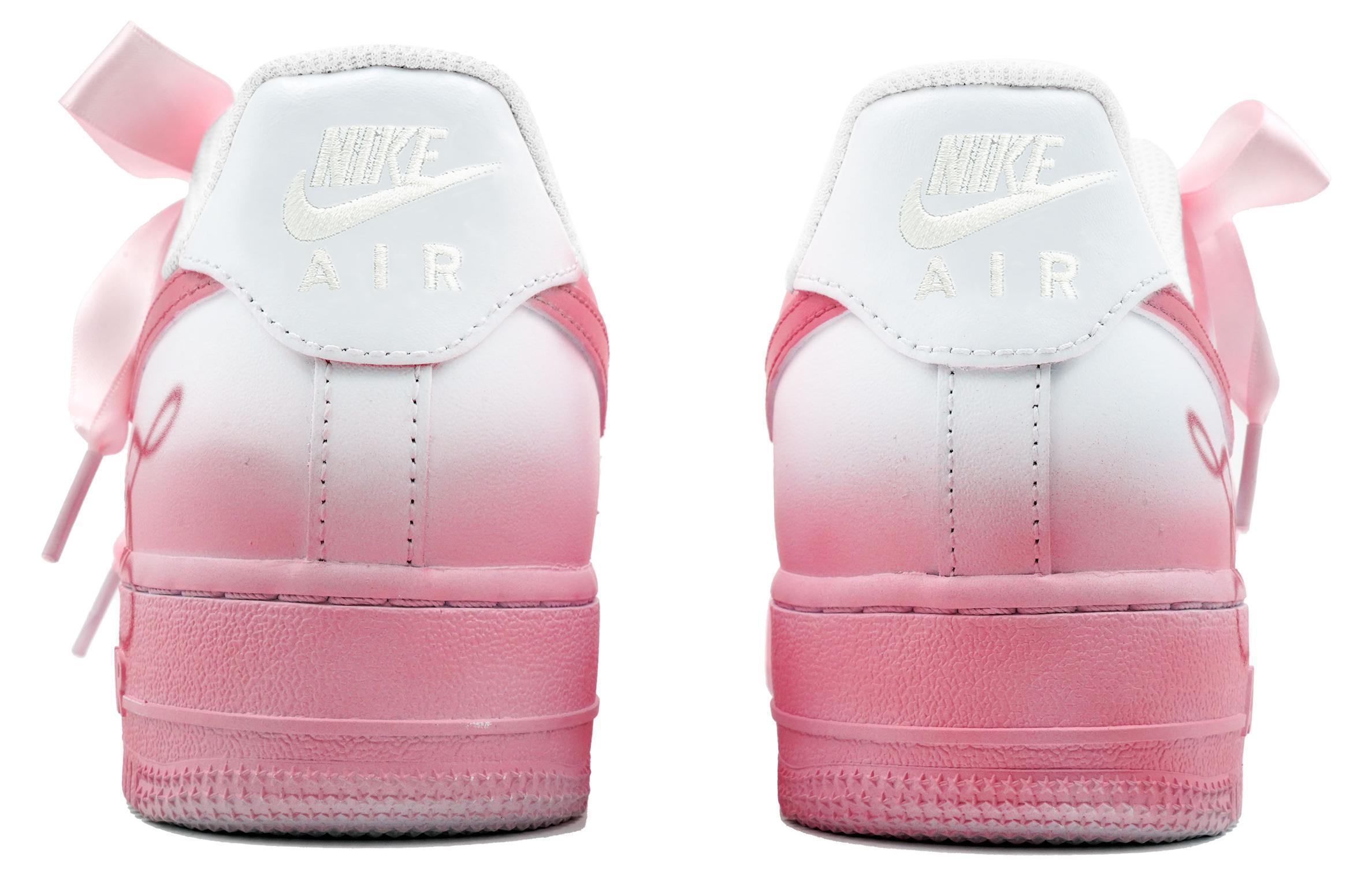 Purchase 나이키 에어포스 1 '핑크 러브 하트' 커스텀  (Nike Air Force 1 'Pink Love Heart' Custom) DH2920-111(Team113-爱乐之心S-BOX)