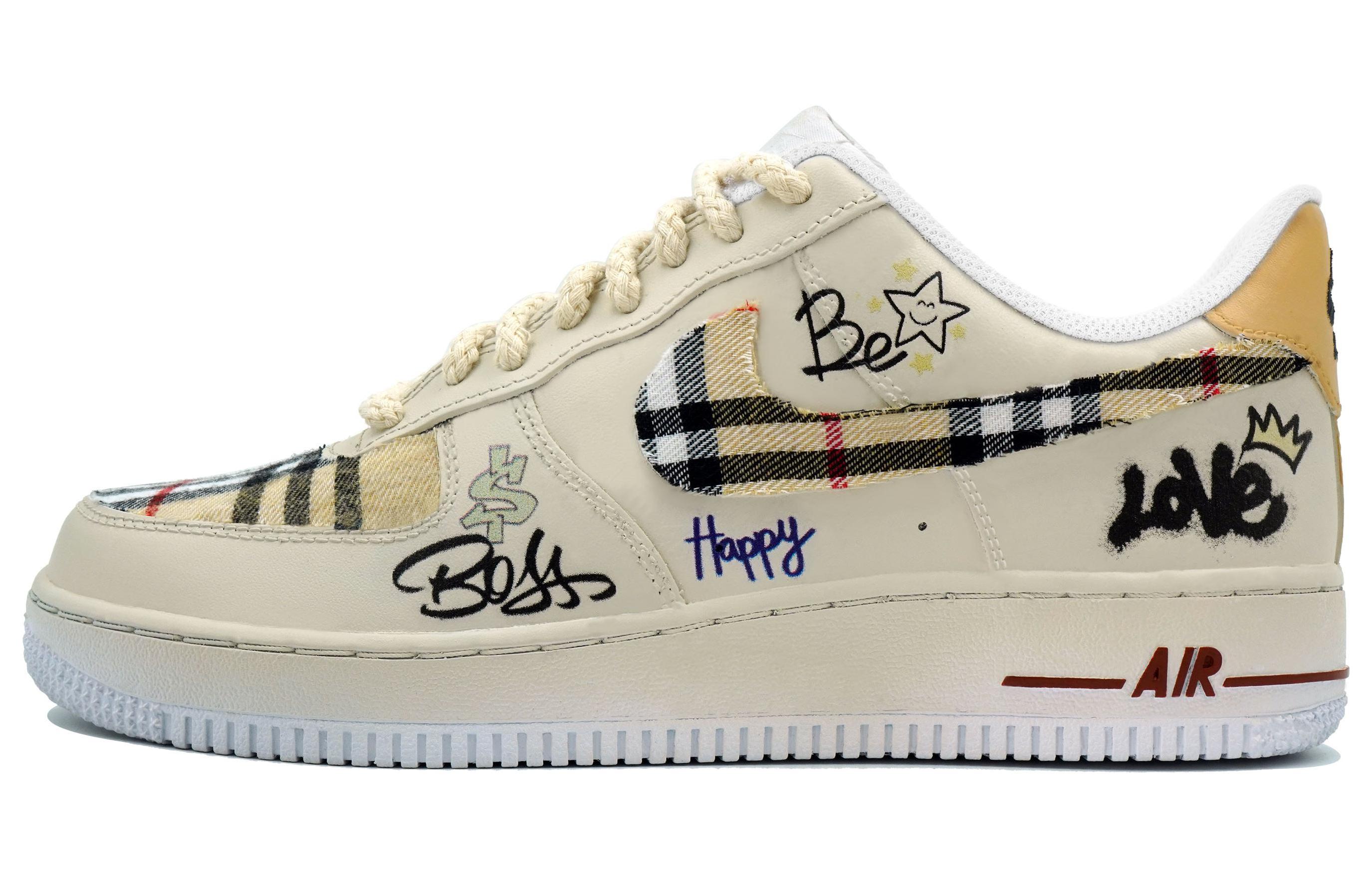 [Custom Shoes] Nike Air Force 1 'White Brown' 圖 2